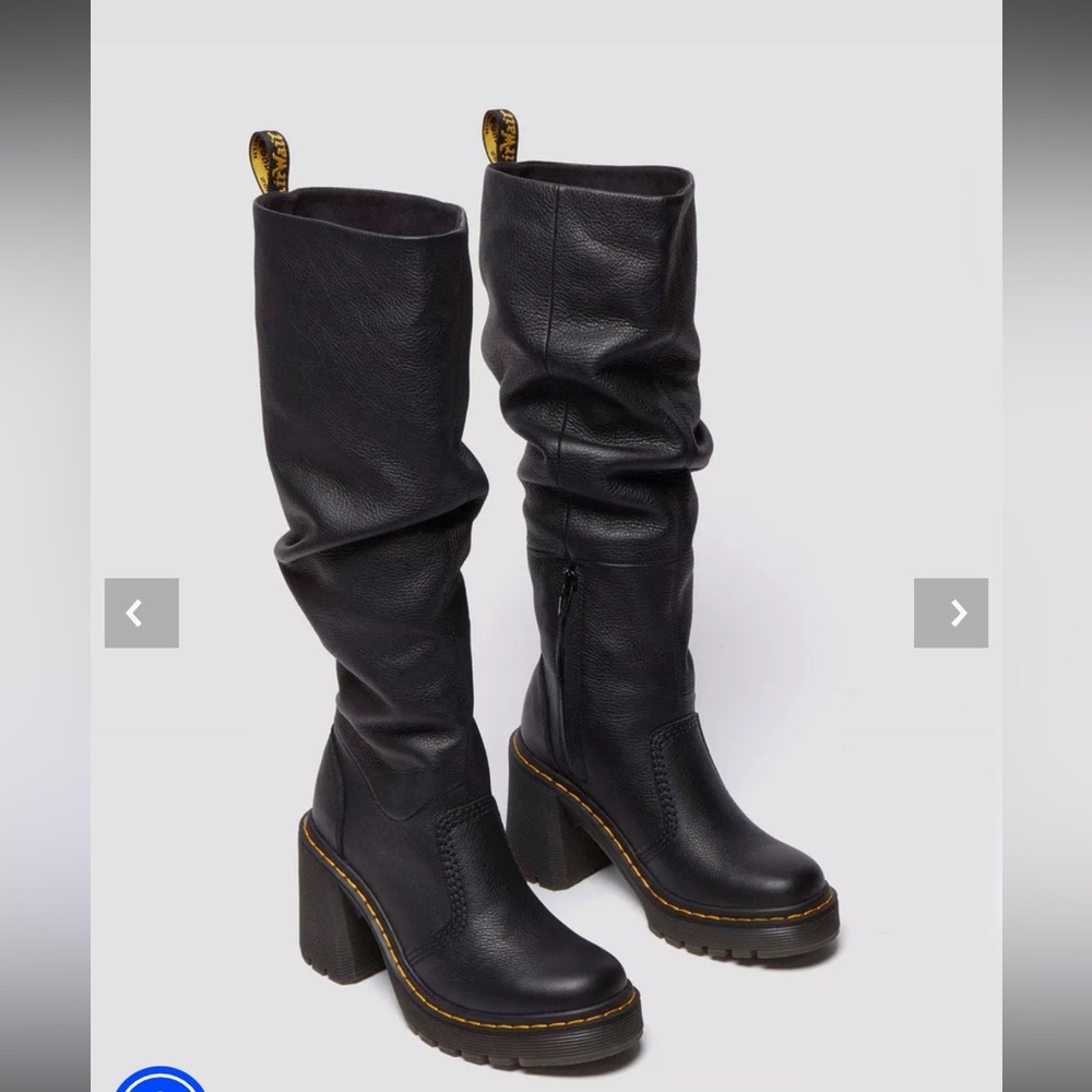 Dr. Martens Kasey Black Over the Knee Boots